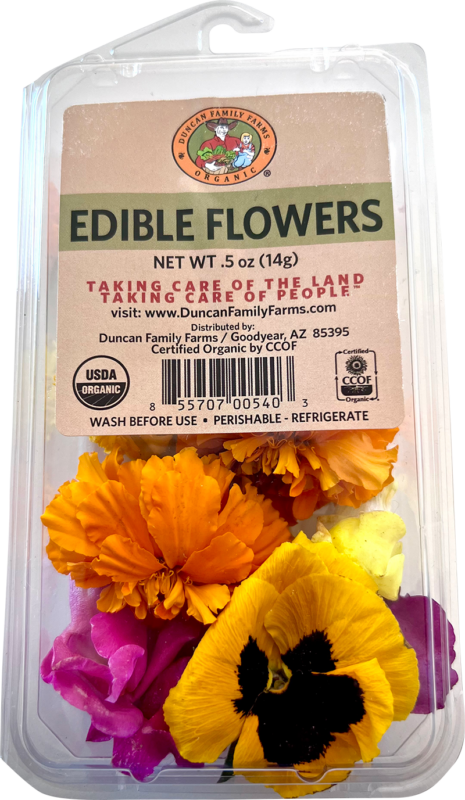 Edible Flowers packaging